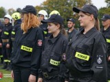 Reprezentacja żeńskiej drużyny OSP Brzeźnica
