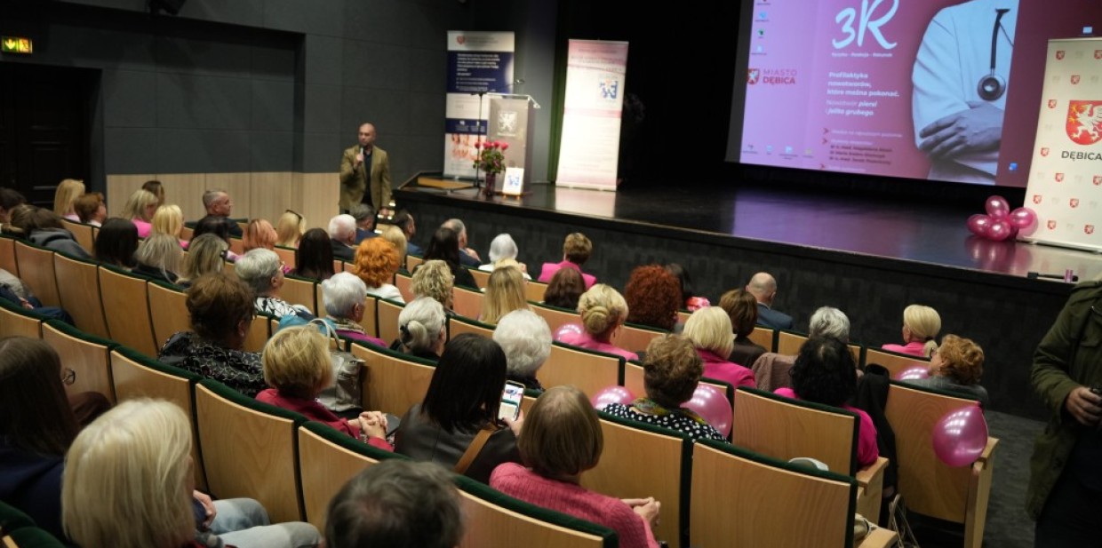 „3R dla zdrowia” – o profilaktyce nowotworów w Dębicy